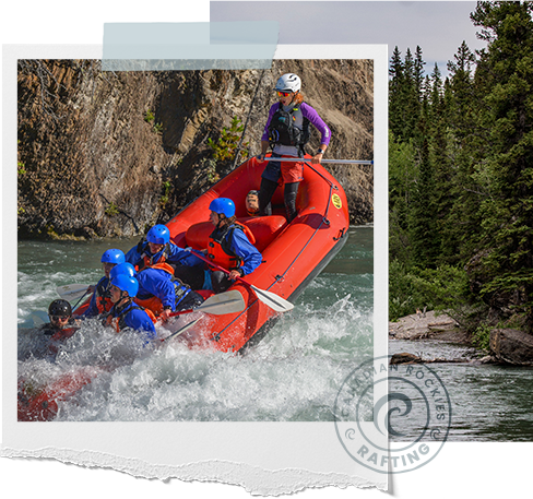 Rafting in the Canadian Rockies