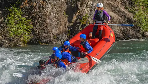 Whitewater Rafting Banff, Alberta