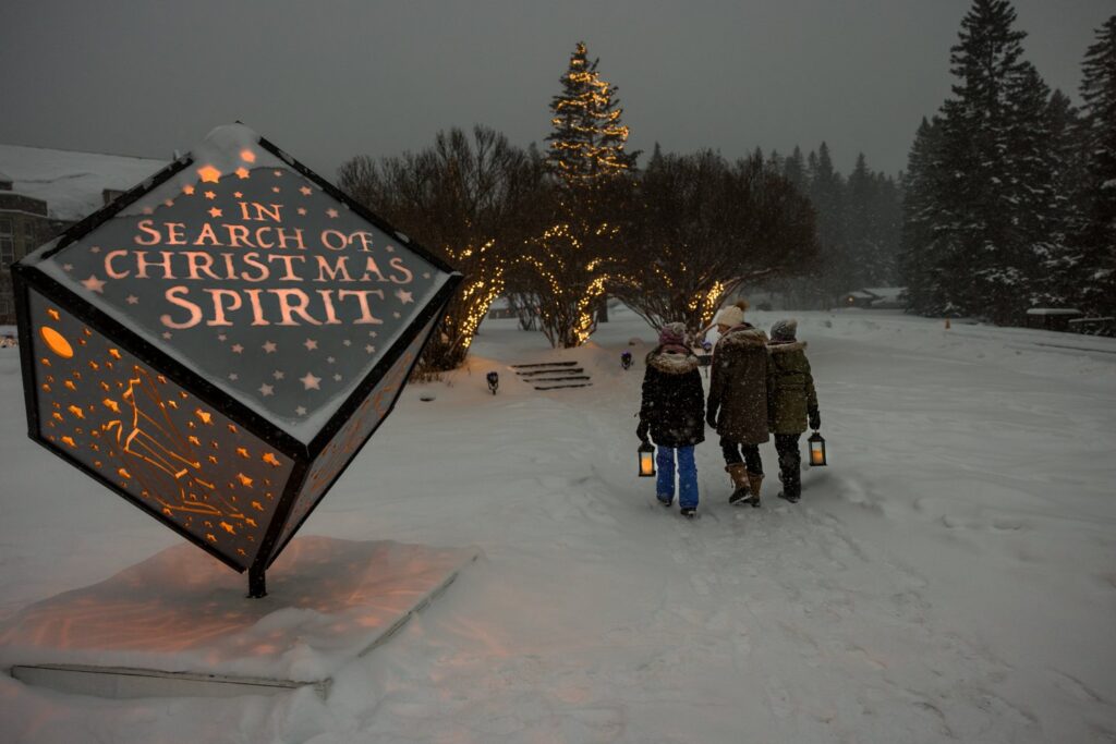 Cascades of Time Gardens - In Search of Christmas Spirit.