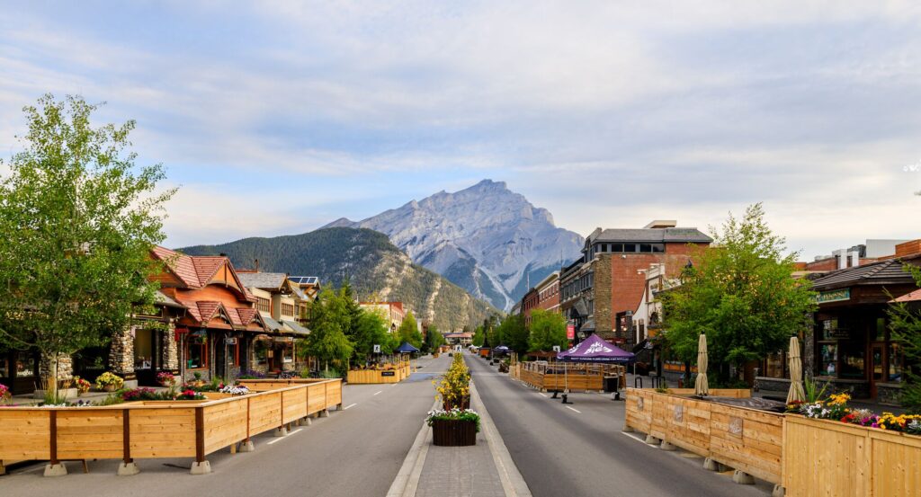 Banff Townsite in Banff Alberta