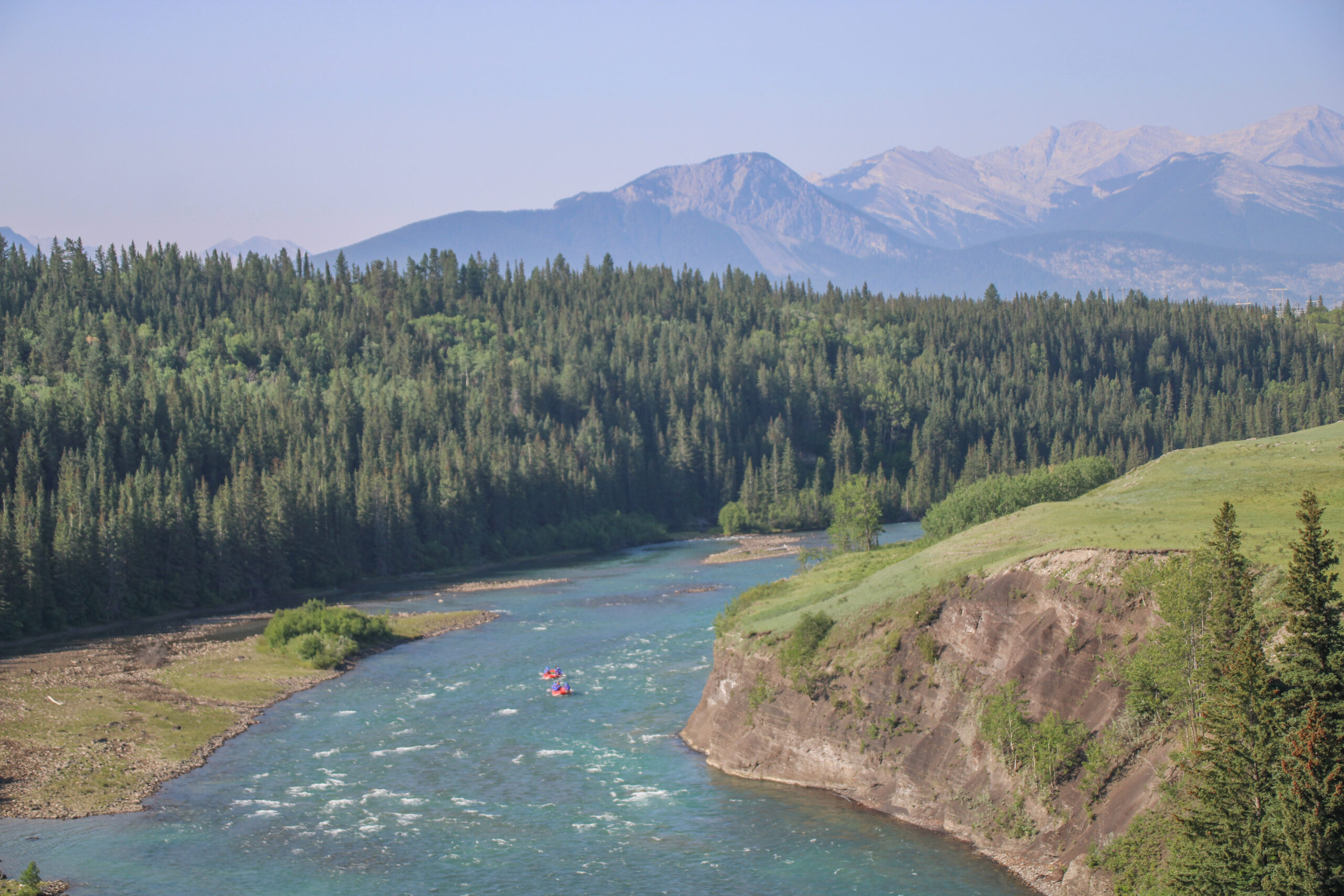 Whitewater Rafting gets you in nature